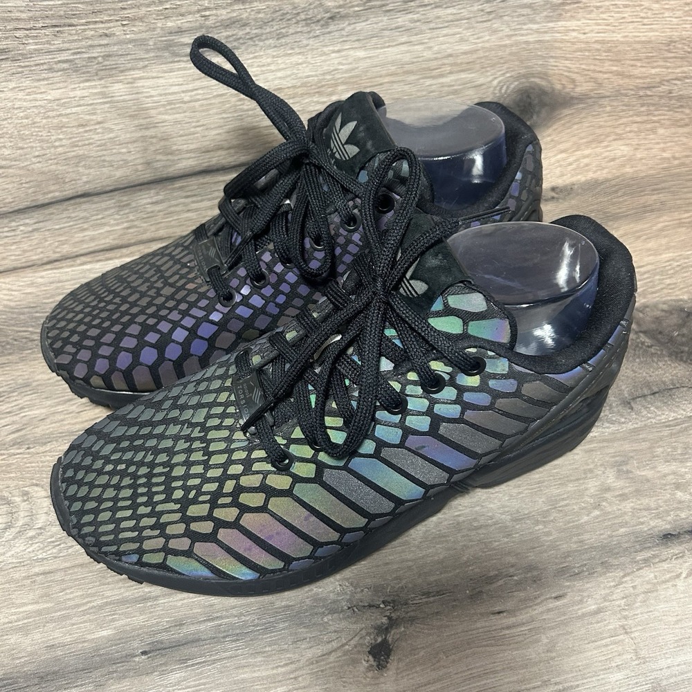 Adidas ZX Flux Xeno Black Shoes Mens  Size 7.5